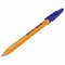 Ручка шариковая STAFF "C-51", СИНЯЯ, корпус оранжевый, узел 1 мм, линия письма 0,5 мм, 143332 - фото 11570333