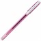 Ручка шариковая масляная с грипом UNI "JetStream", СИНЯЯ, корпус розовый, линия 0,35 мм, ш/к 03750 - фото 11571222