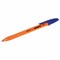 Ручка шариковая ОФИСМАГ "X-333 Orange", СИНЯЯ, корпус оранжевый, узел 1 мм, линия письма 0,5 мм, 143228 - фото 11571280