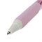 Ручка шариковая масляная автоматическая с грипом UNI "JetStream", СИНЯЯ, корпус розовый, 0,35 мм, SXN-101FL PINK - фото 11571310