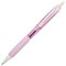 Ручка шариковая масляная автоматическая с грипом UNI "JetStream", СИНЯЯ, корпус розовый, 0,35 мм, SXN-101FL PINK - фото 11571316