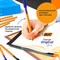 Ручки шариковые BIC "Orange Fine", НАБОР 8 шт., СИНИЕ, линия письма 0,32 мм, пакет, 919228 - фото 11571346