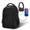 Рюкзак BRAUBERG URBAN универсальный с отделением для ноутбука, USB-порт, "Kinetic", черный, 46х31х18 см, 270798 - фото 11582814