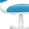 Кресло детское BRABIX "Joy MG-204W", без подлокотников, пластик белый, ткань TW, голубое, 533012 - фото 11585360