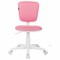 Кресло детское BRABIX "Joy MG-204W", без подлокотников, пластик белый, ткань TW, розовое, 533011 - фото 11585364