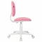 Кресло детское BRABIX "Joy MG-204W", без подлокотников, пластик белый, ткань TW, розовое, 533011 - фото 11585365