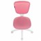 Кресло детское BRABIX "Joy MG-204W", без подлокотников, пластик белый, ткань TW, розовое, 533011 - фото 11585368