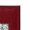Фотоальбом BRAUBERG на 20 магнитных листов, 23х28 см, обложка под кожу страуса, на кольцах, бордовый, 390692 - фото 11585407