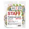 Резинки банковские универсальные диаметром 40 мм, STAFF 100 г, цветные, натуральный каучук, 440163 101010440163 - фото 11585590