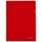 Папка-уголок жесткая А4, красная, 0,15 мм, BRAUBERG EXTRA, 271703 - фото 11586110