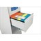 Шкаф картотечный ПРАКТИК "AFC-04", 1330х467х630 мм, 4 ящика, для 220 подвесных папок, формат папок Foolscap или A4 (БЕЗ ПАПОК) - фото 11586865