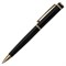 Ручка подарочная шариковая BRAUBERG "Perfect Black", корпус черный, узел 1 мм, линия письма 0,7 мм, синяя, 141416 - фото 11588158