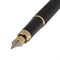 Ручка подарочная перьевая BRAUBERG "Maestro", СИНЯЯ, корпус черный с золотистыми деталями, 143471 - фото 11588328