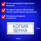 Штамп стандартный "КОПИЯ ВЕРНА" В РАМКЕ, оттиск 38х14 мм, синий, TRODAT IDEAL 4911 DB-3.45, 161491 101010237933 - фото 11589616