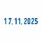 Датер-мини месяц цифрами, оттиск 22х4 мм, синий, TRODAT 4820 BANK, корпус черный, 82498 101010235580 - фото 11590341