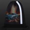 Мешок для обуви ЮНЛАНДИЯ, плотный, светоотражающая полоса, 46х36 см, "Fire car", 272411 - фото 11596213