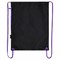 Мешок для обуви BRAUBERG плотный, карман на молнии, подкладка, 43х33 см, "Neon Purple", 271626 - фото 11596402