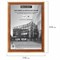 Рамка 21х30 см, дерево, багет 20 мм, BRAUBERG "Business", светлое дерево, акриловый экран, 391291 101010391291 - фото 9979907