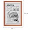 Рамка НЕБЬЮЩАЯСЯ 21х30 см, МДФ под дерево, багет 17 мм, светлое дерево, акриловый экран, STAFF "Carven", 391213 101010391213 - фото 9980887