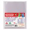 Обложки ПП для тетрадей и учебников, НАБОР 15 шт., КЛЕЙКИЙ КРАЙ, 80 мкм, универсальные, прозрачные, ПИФАГОР, 271264 - фото 9990659