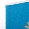 Тетрадь 48 л. в клетку обложка кожзам под рогожку, сшивка, A5 (147х210мм), ГОЛУБОЙ, BRAUBERG BRIGHT, 403846 - фото 9994399