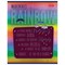 Тетрадь А5 48 л. HATBER скоба, клетка, металлизированный картон, "Rainbow" (5 видов в спайке), 48Т5мтлВ1 - фото 9995362