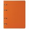 Тетрадь на кольцах А5 (180х220 мм), 120 листов, под кожу, клетка, BRAUBERG "Joy", оранжевый/светло-оранжевый, 129992 - фото 9997490