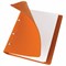 Тетрадь на кольцах А5 (180х220 мм), 120 листов, под кожу, клетка, BRAUBERG "Joy", оранжевый/светло-оранжевый, 129992 - фото 9997493