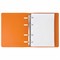Тетрадь на кольцах А5 (180х220 мм), 120 листов, под кожу, клетка, BRAUBERG "Joy", оранжевый/светло-оранжевый, 129992 - фото 9997494