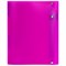 Тетрадь на кольцах А5 175х220 мм, 120 л., пластик, на липучке, с разделителями, BRAUBERG, Розовый, 404635 - фото 9998214