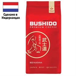 Кофе молотый BUSHIDO "Red Katana" 227 г, арабика 100%, НИДЕРЛАНДЫ, BU22712002 - фото 10121865