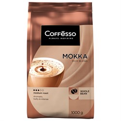 Кофе в зернах COFFESSO "Mokka", 1 кг, 102485 - фото 10122069