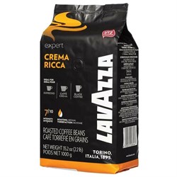 Кофе в зернах LAVAZZA "Crema Ricca Expert" 1 кг, ИТАЛИЯ, 3003 - фото 10122105