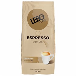 Кофе в зернах LEBO "Espresso Crema" 1 кг - фото 10122157