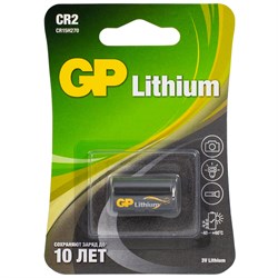 Батарейка GP Lithium CR2E, литиевая, 1 шт., блистер, 3В, CR2E-2CR1 - фото 10124273