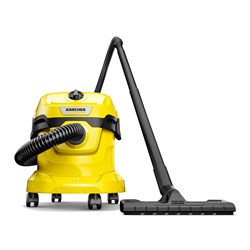 Пылесос хозяйственный KARCHER WD 2 Plus, мусоросборник 12 л, мощность 1000 Вт, желтый, 1.628-000.0 - фото 10720595