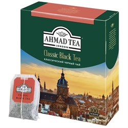 Чай AHMAD "Classic Black Tea", черный, 100 пакетиков по 2 г, 1665-08 - фото 10724867