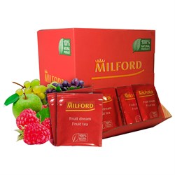 Чай MILFORD "Fruit Dream" фруктовый, 200 пакетиков в конвертах по 1,75 г, 7025 РК - фото 10725053