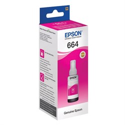 Чернила EPSON 664 (T6643) для СНПЧ Epson L100/L110/L200/L210/L300/L456/L550, пурпурные, ОРИГИНАЛЬНЫЕ, C13T66434A/398 101010360974 - фото 11475208