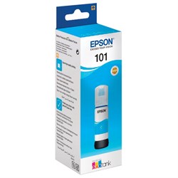 Чернила EPSON 101 (T03V24) для СНПЧ L4150/ L4160/ L6160/ L6170/ L6190, голубые, ОРИГИНАЛЬНЫЕ, C13T03V24A 101010363024 - фото 11475831