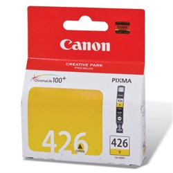 Картридж струйный CANON (CLI-426Y) Pixma MG5140/MG5240/MG6140/MG8140, желтый, оригинальный, 446 стр., 4559B001 101010360865 - фото 11476169