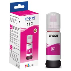 Чернила EPSON 112 (C13T06C34A) для СНПЧ EPSON L11160 /L15150 /L15160 /L6550/L6570, пурпурные, ОРИГИНАЛЬНЫЕ 101010363903 - фото 11476175