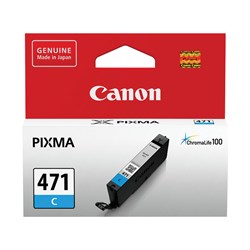 Картридж струйный CANON (CLI-471С) PIXMA MG5740/MG6840/MG7740, голубой, оригинальный, ресурс 311 стр., 0401C001 101010362262 - фото 11476987