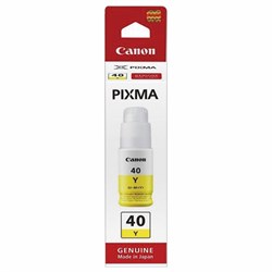 Чернила CANON (GI-40Y) для СНПЧ Pixma G5040/G6040, желтые, ресурс 7700 страниц, оригинальные, 3402C001 101010363614 - фото 11477065