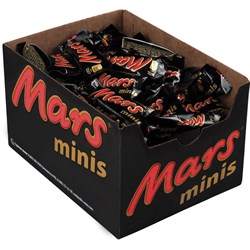 Батончики мини MARS "Minis" шоколадные с нугой и карамелью в молочном шоколаде 1 кг, 56730 - фото 11519182