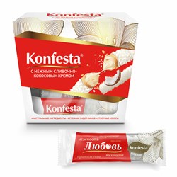 Конфеты KONFESTA со сливочно-кокосовым кремом, вафельные, 150 г - фото 11519253