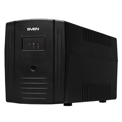 Источник бесперебойного питания SVEN Pro 1000, 1000VA (720W), 3 евророзетки, 2 розетки RJ45, SV-013868 - фото 11534876