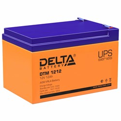 Аккумуляторная батарея для ИБП любых торговых марок, 12 В, 12 Ач, 151х98х95 мм, DELTA, DTM 1212 - фото 11579520