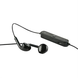 Наушники с микрофоном (гарнитура) RED LINE BHS-01, Bluetooth, беспроводные, черные, УТ000013644 - фото 11580105