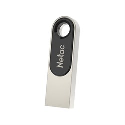 Флеш-диск 16 GB NETAC U278, USB 2.0, металлический корпус, серебристый/черный, NT03U278N-016G-20PN - фото 11582112